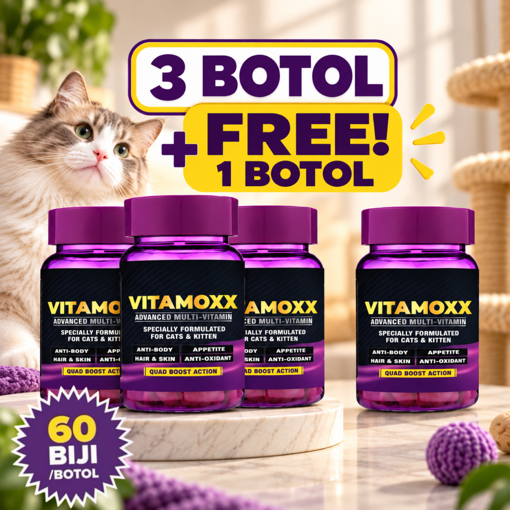 Set Jimat- 4x Botol Vitamoxx
